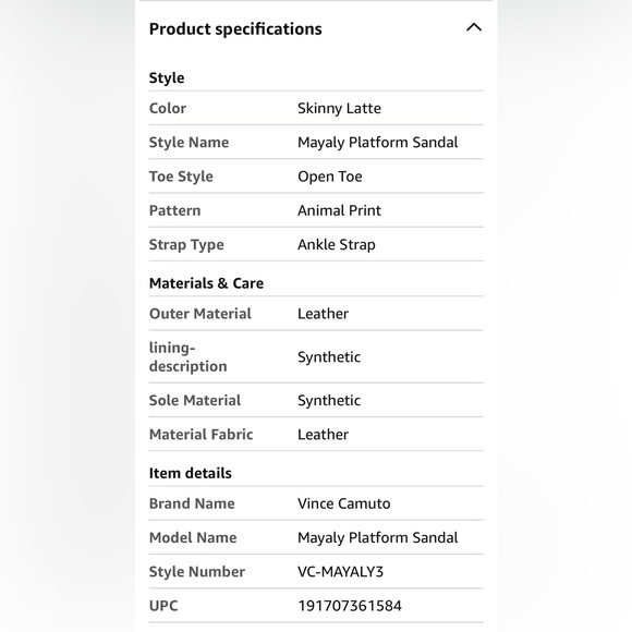 Vince Camuto Brown Leopard Platform Sandals - Picture 10 of 10